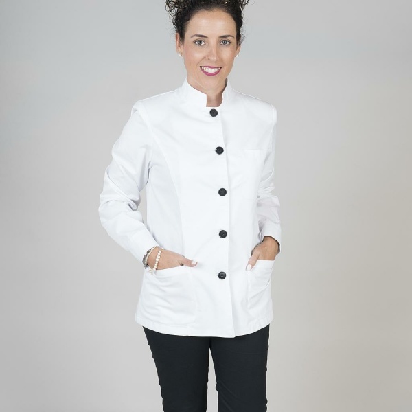 BLUSA MUJER CUELLO MAO M/LARGA