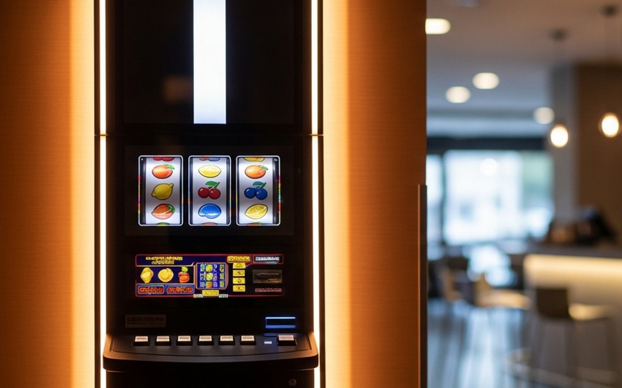 Máquina recreativa instalada en un bar